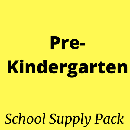 prekindergarten school supply pack kit