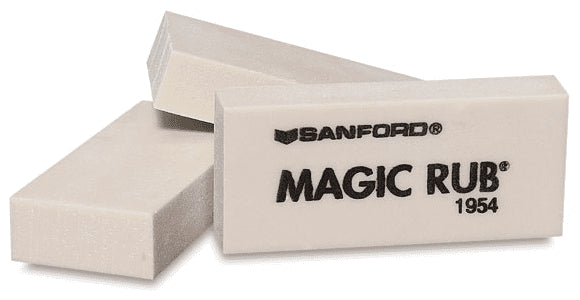 Clean Rub Eraser Magic rub eraser white each Brand: Sanford | Pala Supply Company, Inc ...