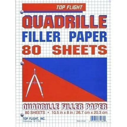 graph paper top flight 80 gr 4 sq in