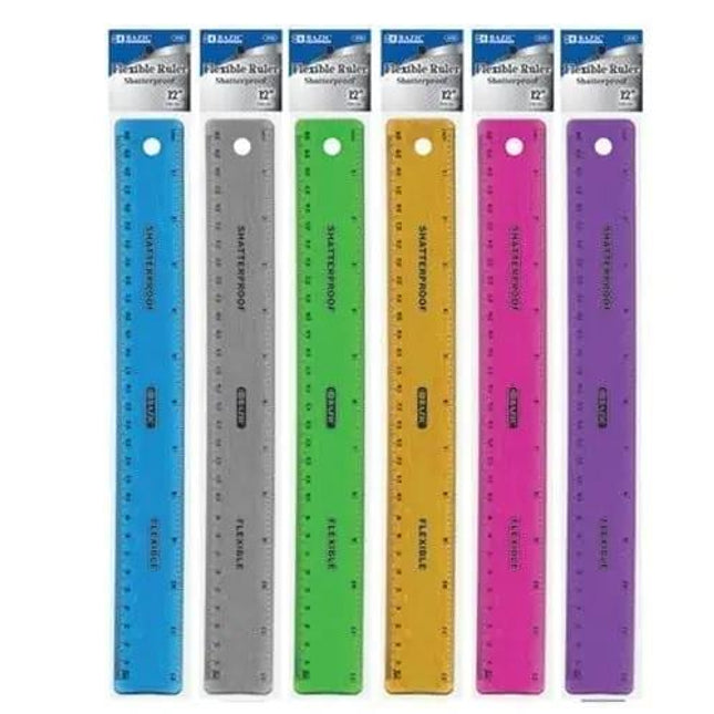 Ruler 12 inch shatter-proof Best In Class