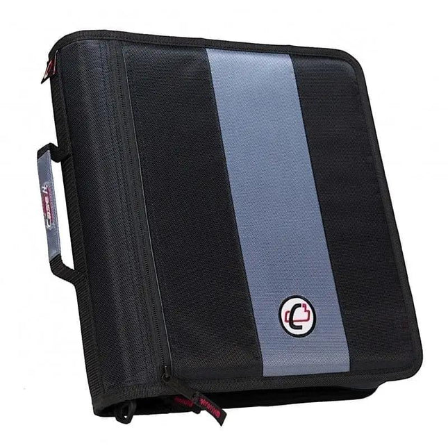 Case-It Binder, zipper, 2 inch, the classic, two inside pockets, handle & strap, d-251