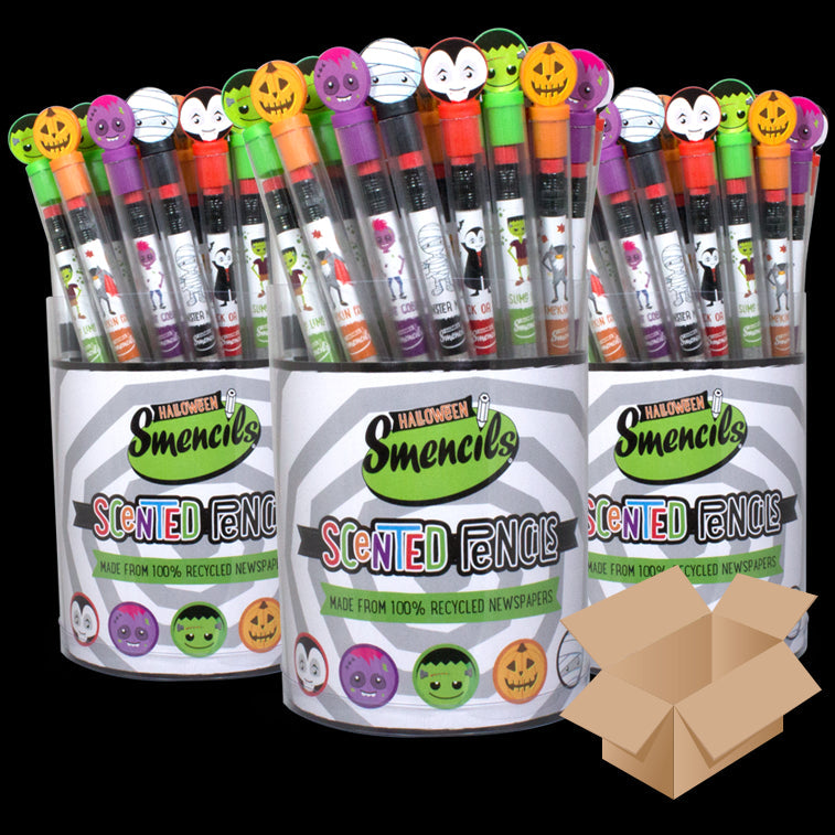  100 Pieces Halloween Pencils Scented Pencils School