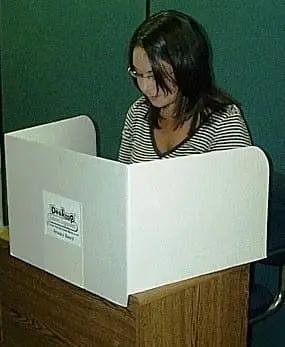 Classroom Desktop Privacy Screen Carel, Pack of 25