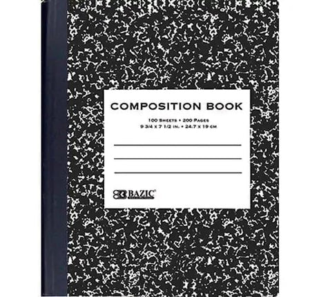 Composition Book, Wide Rule 100 count