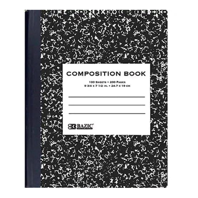 Composition Book, Wide Rule 100 count