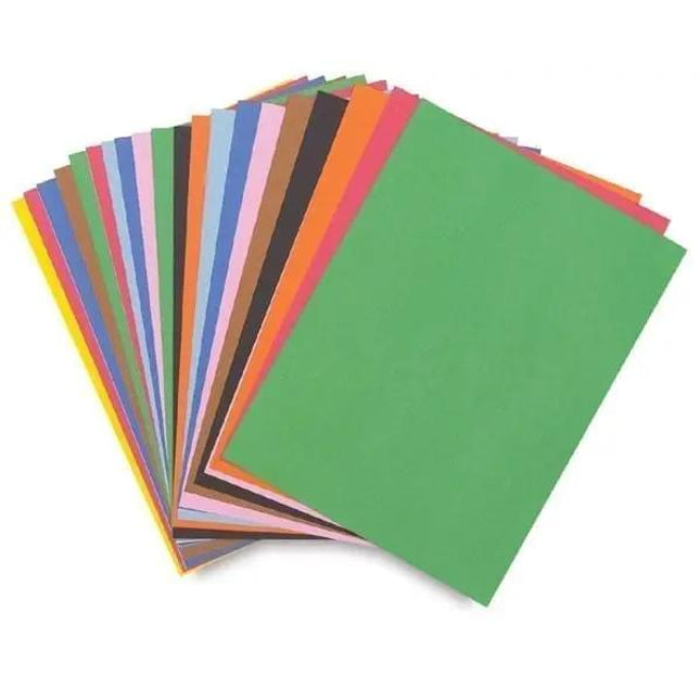 Construction Paper, Asst Colors, 9" x 12"
