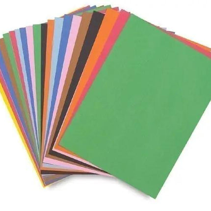 Construction Paper assorted colors 12 x 18 50 ct