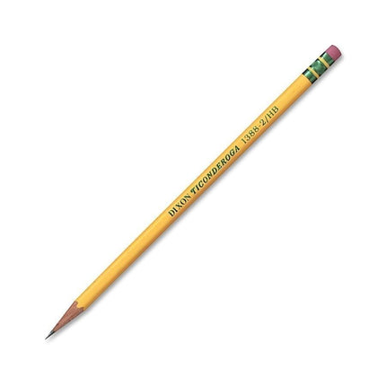 dixon ticonderoga dozen pencil presharpened